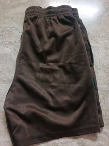 Brown Casual Shorts