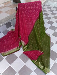 Banarasi Border Saree