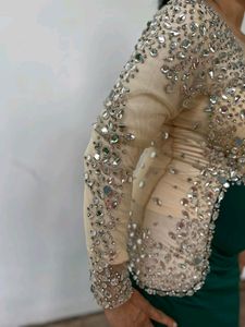 Party Wear Gown.with Duppatta