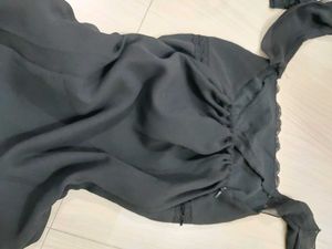 Black Ruffle Dress