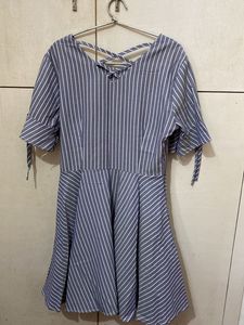 Women Lavender Dress Knee Length | 30-32 Inch Bust