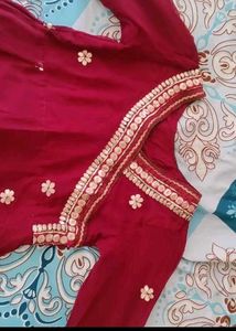 Maroon Festive Kurti