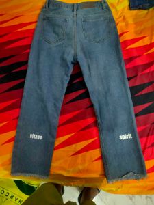 vintage washed jeans totally new