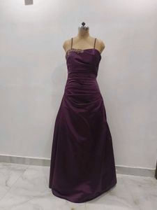 Elegant Purple Evening Gown