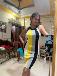 Striped Bodycon Dress
