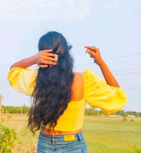 Bershka Puff Sleeves Top.