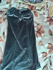 Date Night Grey Mini Dress