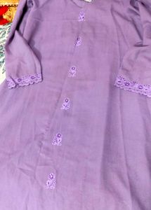 Elegant Lavender coord Kurta set