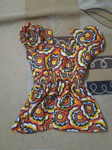 Floral Print Dress Size-M