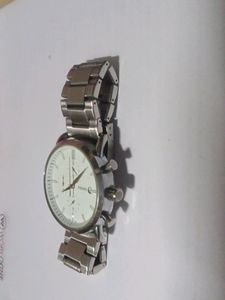 FOSSIL FS4681 SILVER WATCH