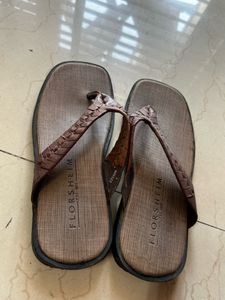 Male Leather Slippers