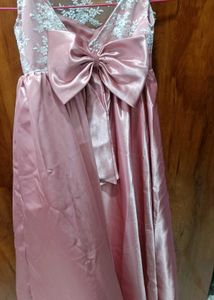 Pink Lace Party Long Gown Ideal 5yrs Girls