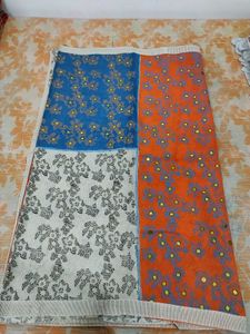 Multi Colour Saree With Chumki Work