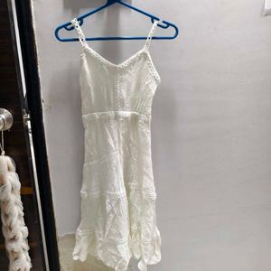 White Hot Dress Party Wear   Casual Wea