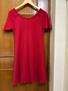 Zara Trafaluc Red Mini Dress