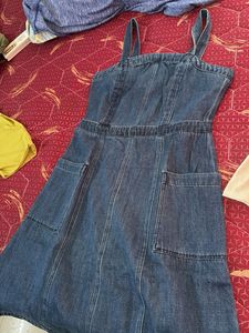 denim dress midi