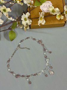 rose fairy Silver Necklace