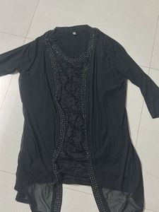 Black Laced Top