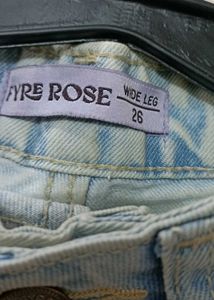 Ripped Wide Leg Jeans