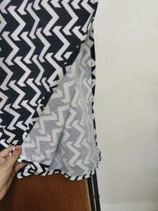 Chic Black &amp; White Kurta