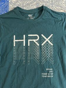 HRX Green Graphic T-Shirt