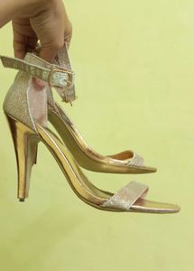 Paprika Gold Shimmer Heel