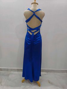 blue gown