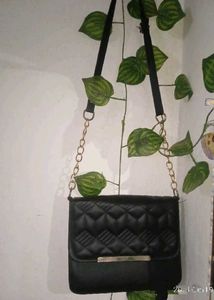 3 Handbags: black , sky blue, floral printed