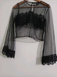 Sheer Lace Top