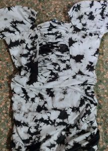 Square Neck Puff Sleeve Dress For Women 👗