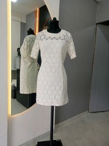 With Lace Dress