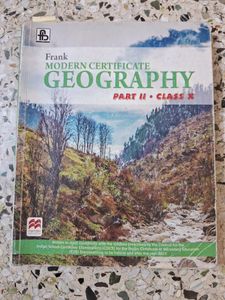 FRANK MODERN CERTIFIED GEOGRAPHY CLASS 10 ICSE BOOK