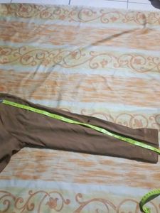 Brown V-Neck Blouse