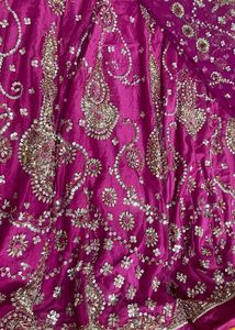 Very Pretty Pink Rani Colour Lahenga