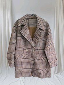 Plaid Blazer