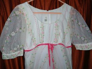 Floral White Maxi Dress