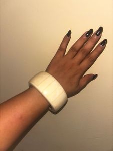 Unique Wooden -MARBLE Bangle