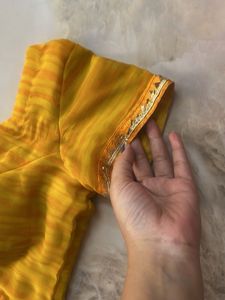Orange Padded Blouse 🧡