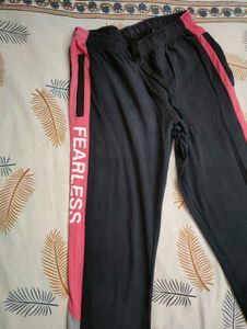 Casual Black Track Pants