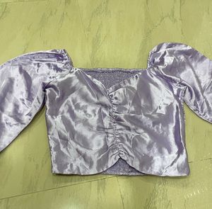 Lavender crop top