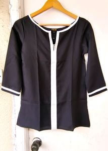 Stylish Black Formal Top