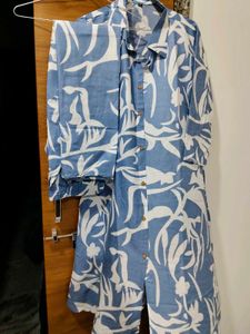 New/Unused  A Line Floral Kurta Set