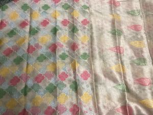 New Golden Organza Saree For Grabs