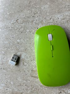 Lime Green Wireless Mouse