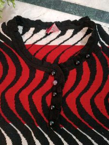 Patterned Knit Dress