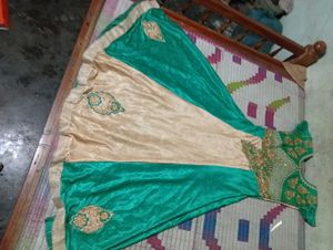 Elegant Green Ethnic Gown