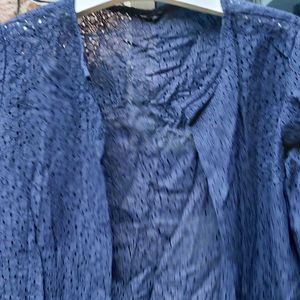 Blue Lace Shrug