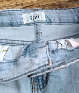 Light Wash Denim Skirt (Not Worn/Unused)
