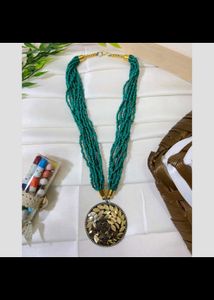 Green Beaded Necklace