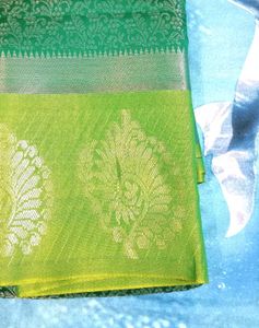 Green & Silver Saree